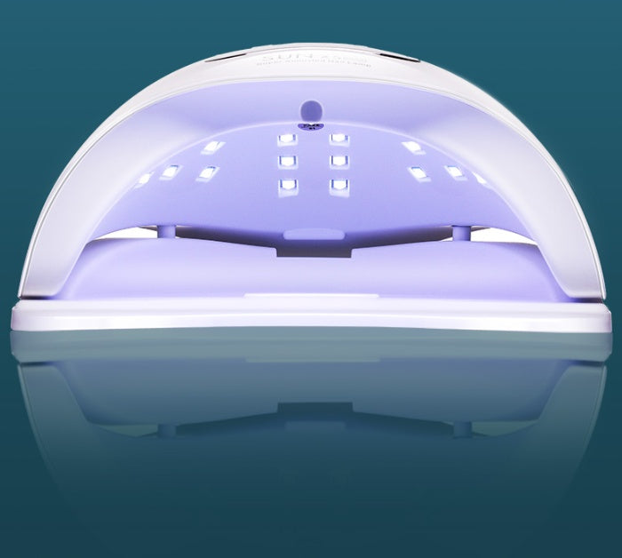 Quick-Drying Nail Polish Glue with Baking Lamp Dryer – Fast & Durable
