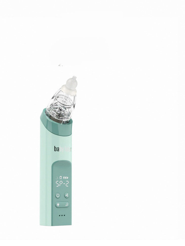 Electric Baby Nasal Aspirator – 2-in-1 Nose Cleaner & Blackhead Remover for Newborns