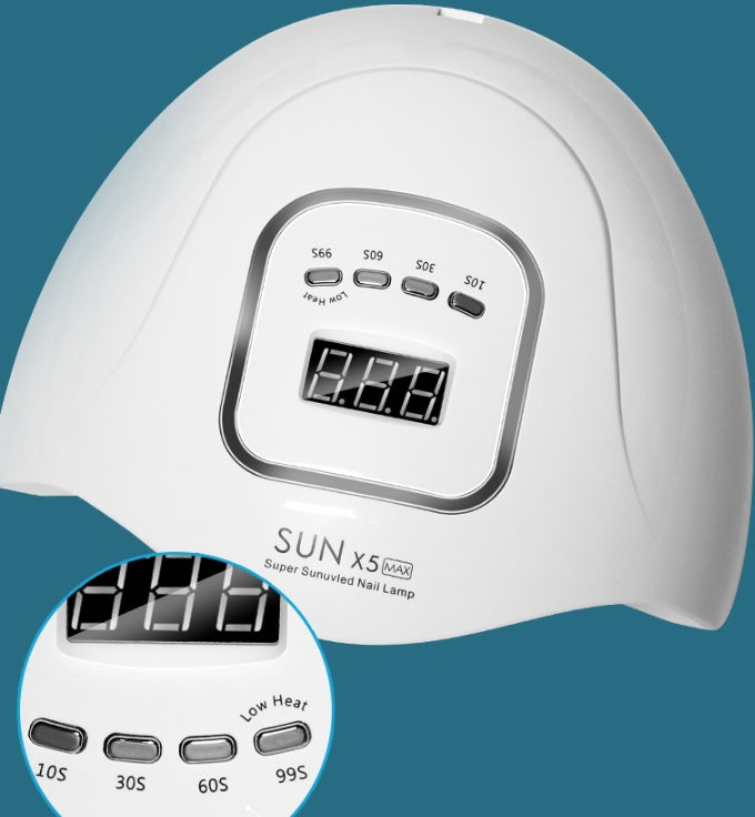 Quick-Drying Nail Polish Glue with Baking Lamp Dryer – Fast & Durable