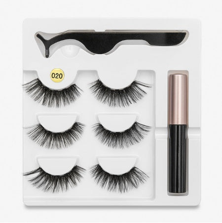 Very Good Quality- A Pair Of False Eyelashes With Magnets In Fashion