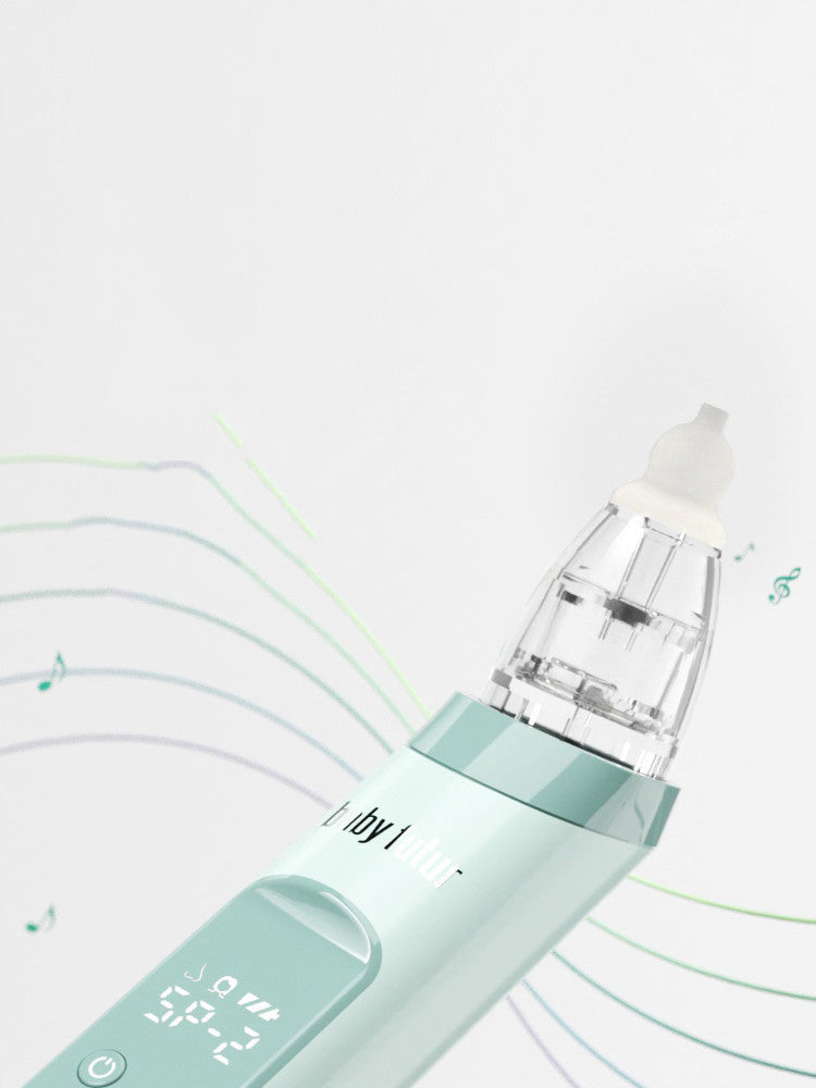 Electric Baby Nasal Aspirator – 2-in-1 Nose Cleaner & Blackhead Remover for Newborns