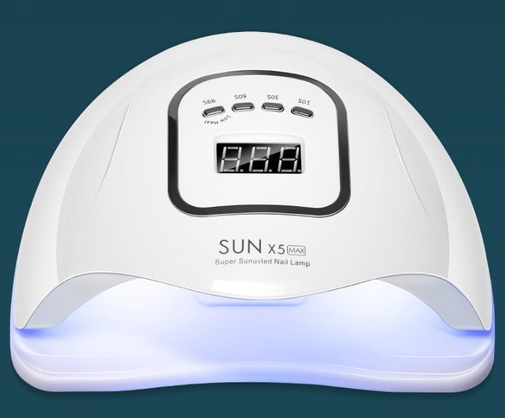 Quick-Drying Nail Polish Glue with Baking Lamp Dryer – Fast & Durable
