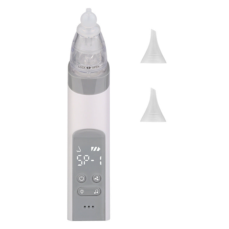 Electric Baby Nasal Aspirator – 2-in-1 Nose Cleaner & Blackhead Remover for Newborns