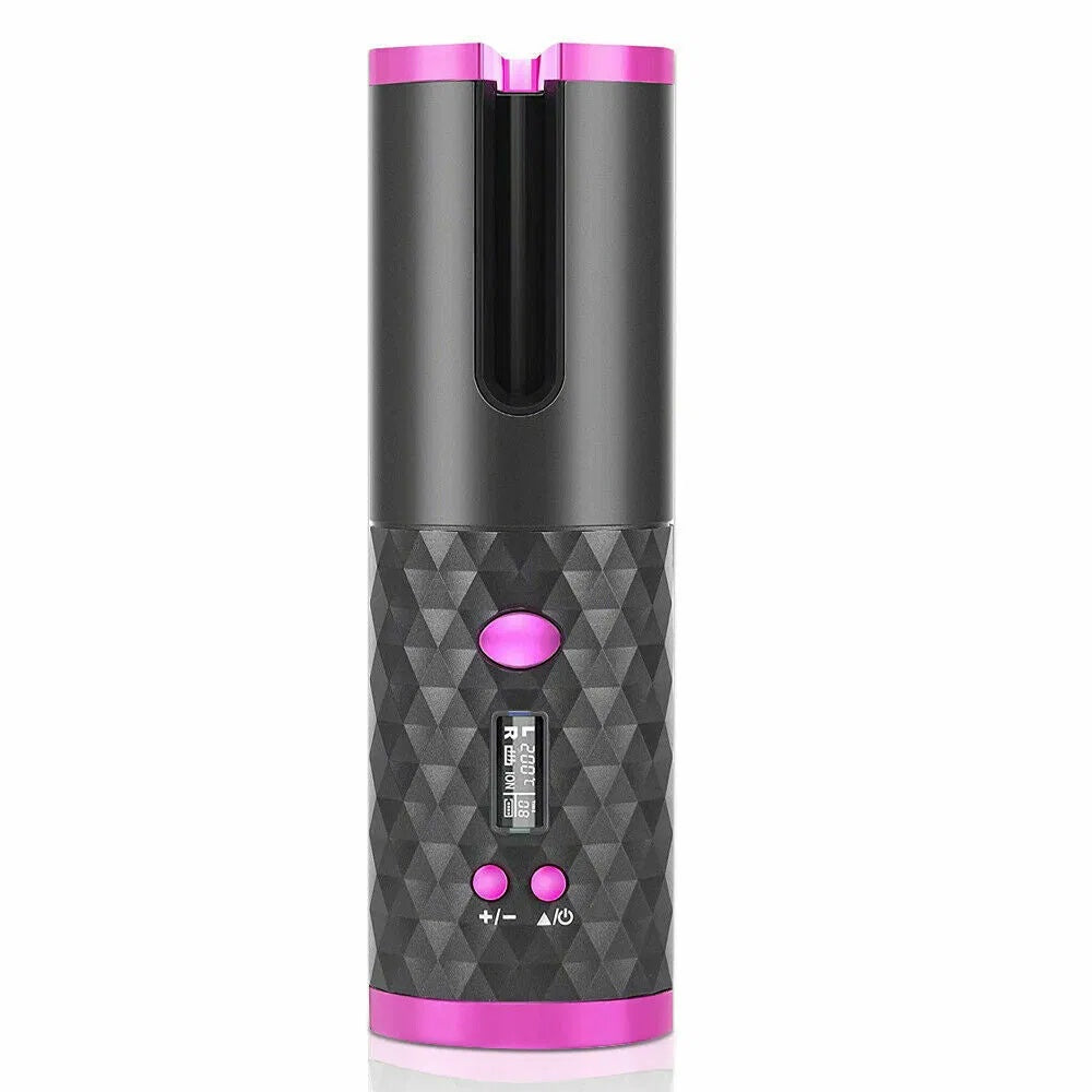 Wireless Auto Rotating Curling Iron