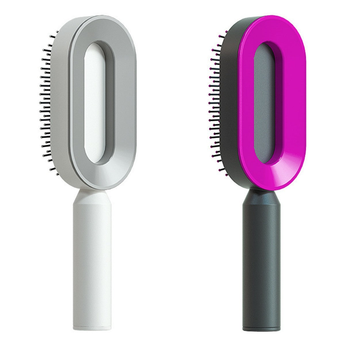 Self-Cleaning Hair Brush – Anti-Static Scalp Massage Comb for Women