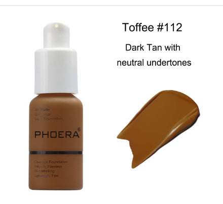 Oil Control Matte Concealer & Foundation Cream – Natural Color Press Type