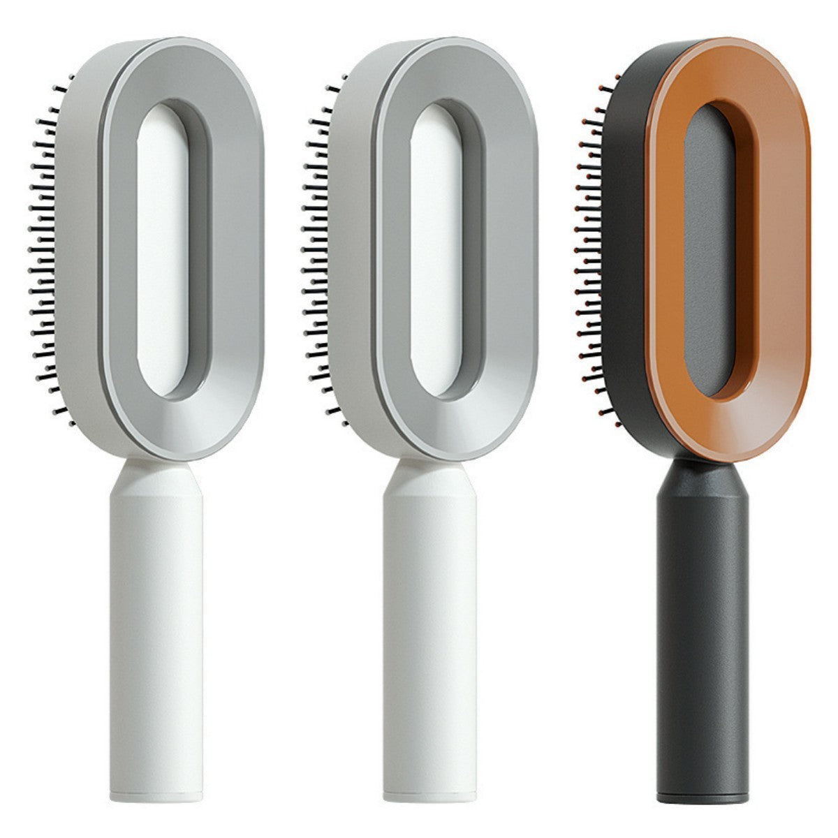 Self-Cleaning Hair Brush – Anti-Static Scalp Massage Comb for Women