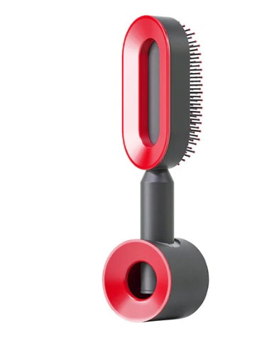 Self-Cleaning Hair Brush – Anti-Static Scalp Massage Comb for Women