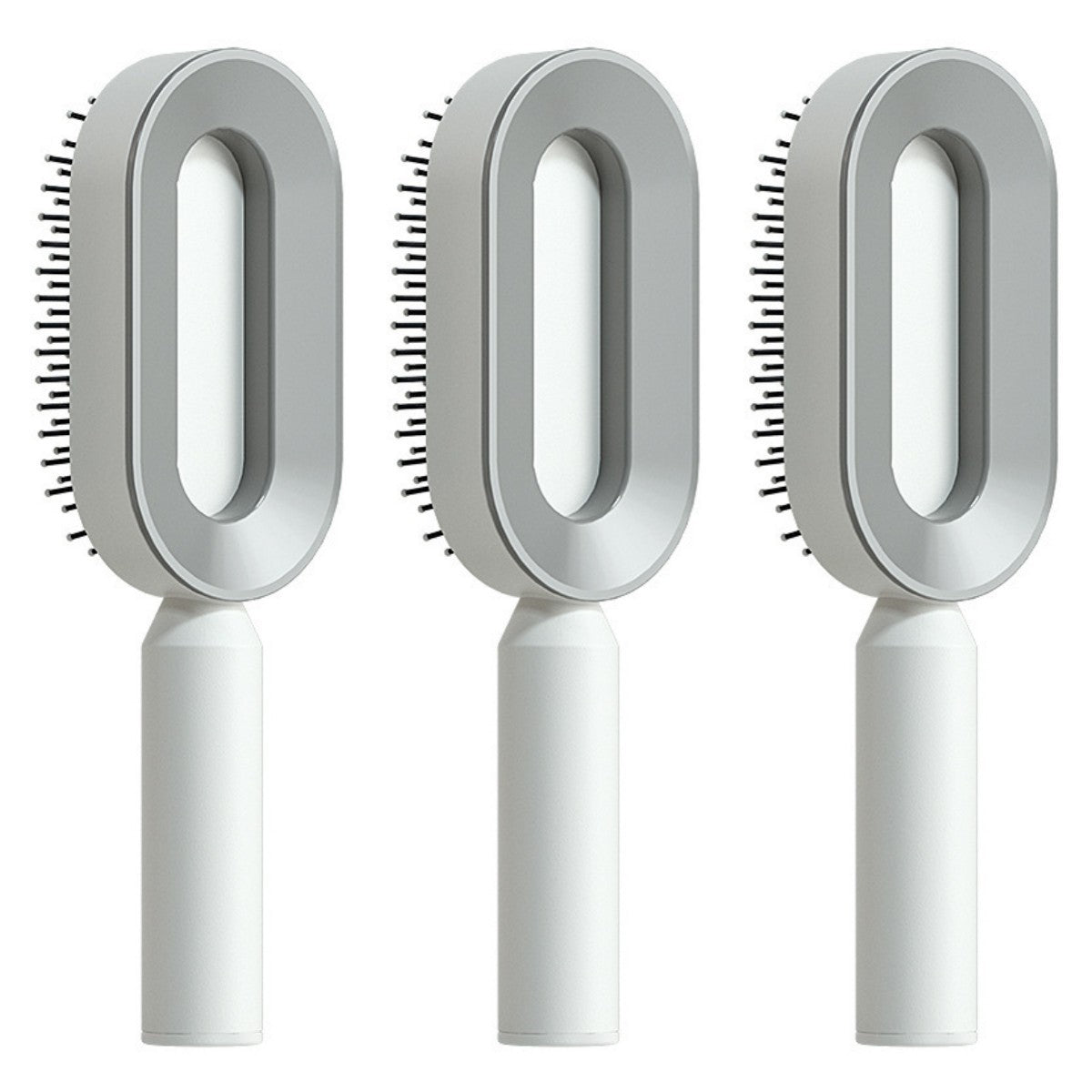 Self-Cleaning Hair Brush – Anti-Static Scalp Massage Comb for Women