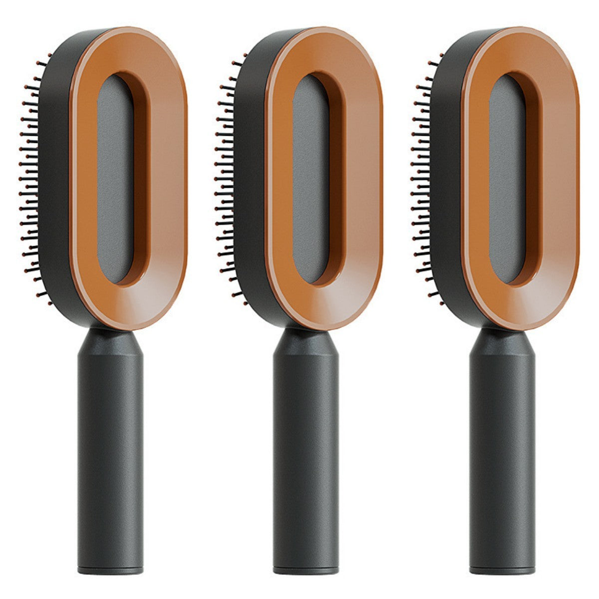 Self-Cleaning Hair Brush – Anti-Static Scalp Massage Comb for Women