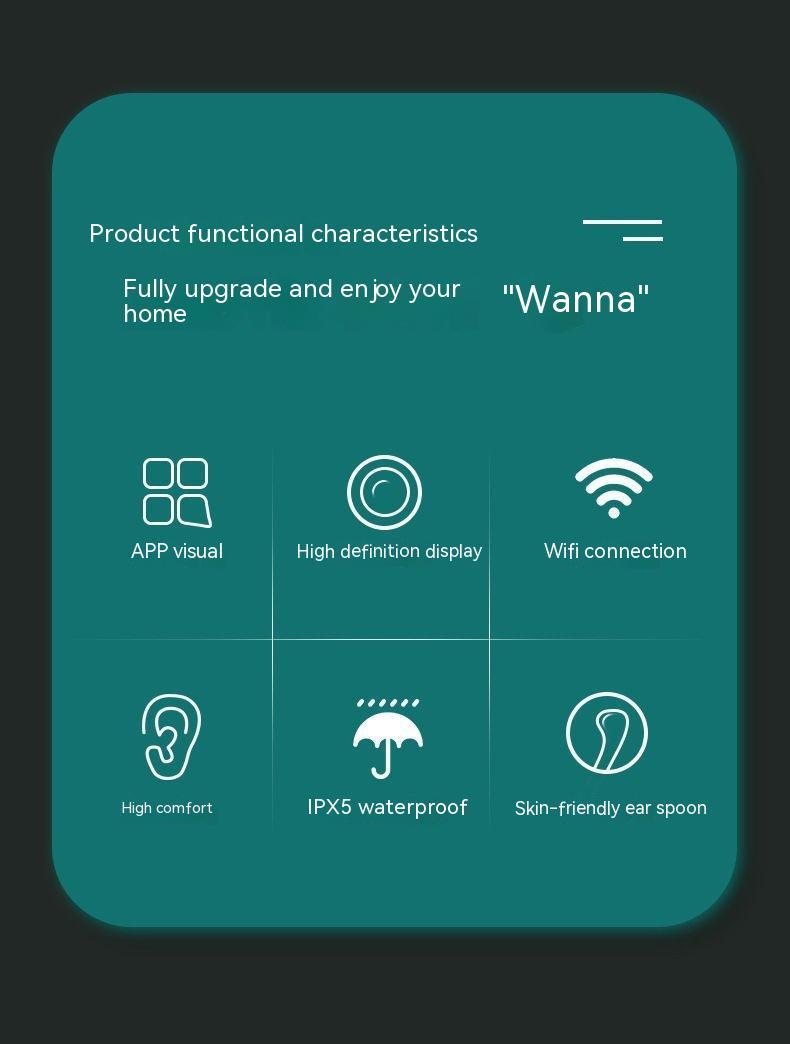 Wireless Smart HD Endoscope Ear Cleaner – Luminous Ear Pick Tool
