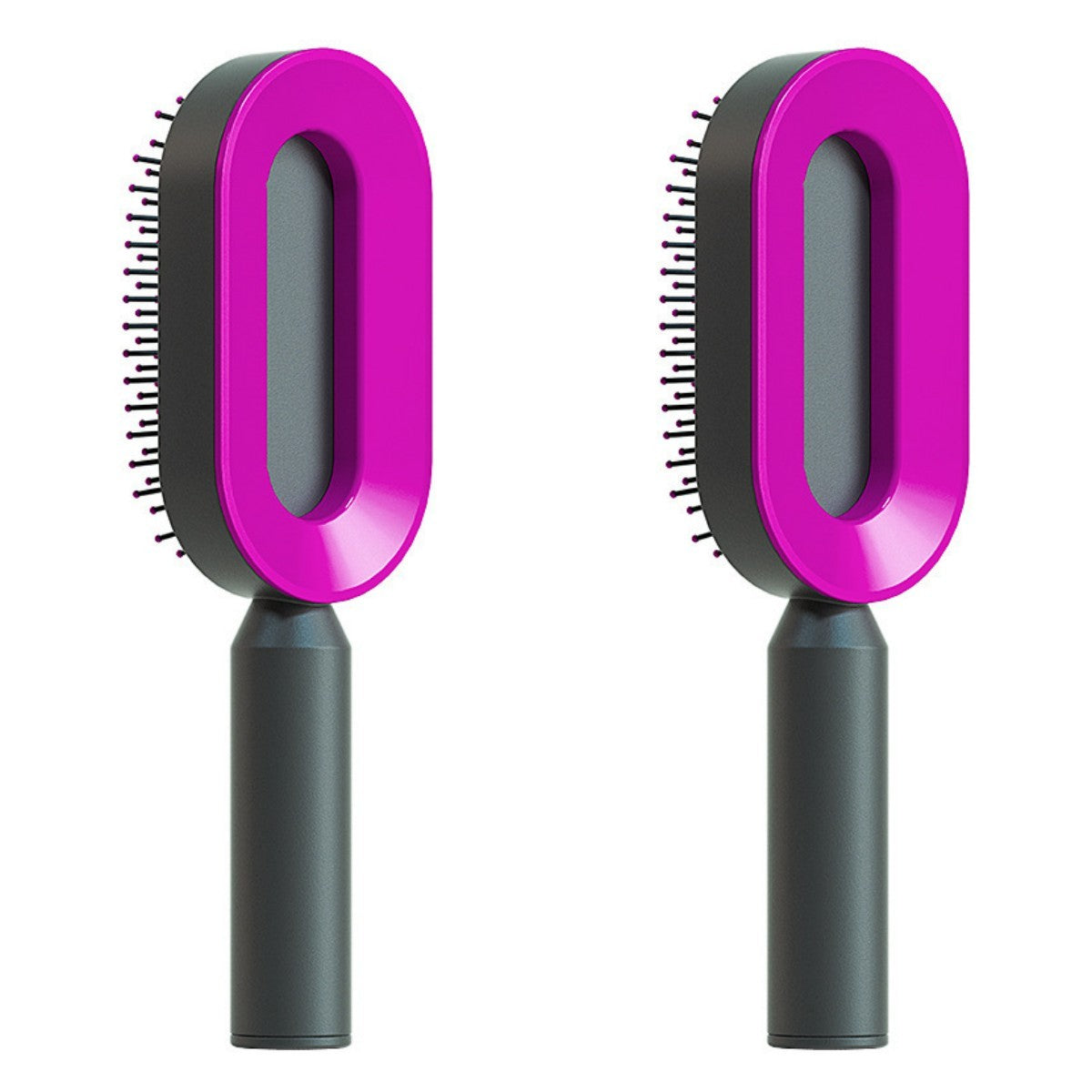 Self-Cleaning Hair Brush – Anti-Static Scalp Massage Comb for Women