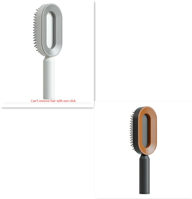 Self-Cleaning Hair Brush – Anti-Static Scalp Massage Comb for Women