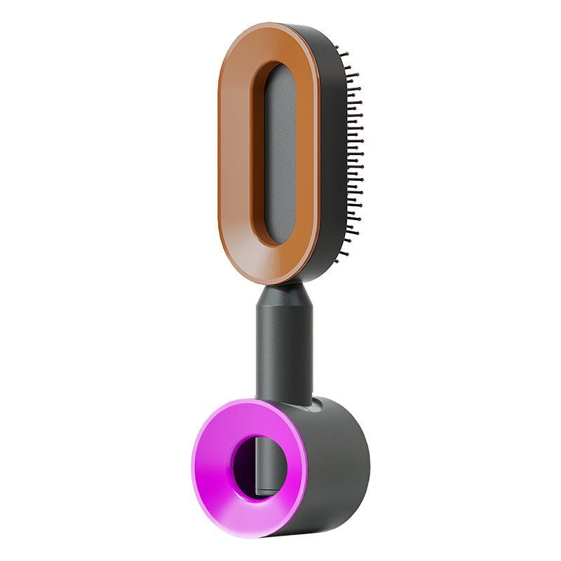 Self-Cleaning Hair Brush – Anti-Static Scalp Massage Comb for Women