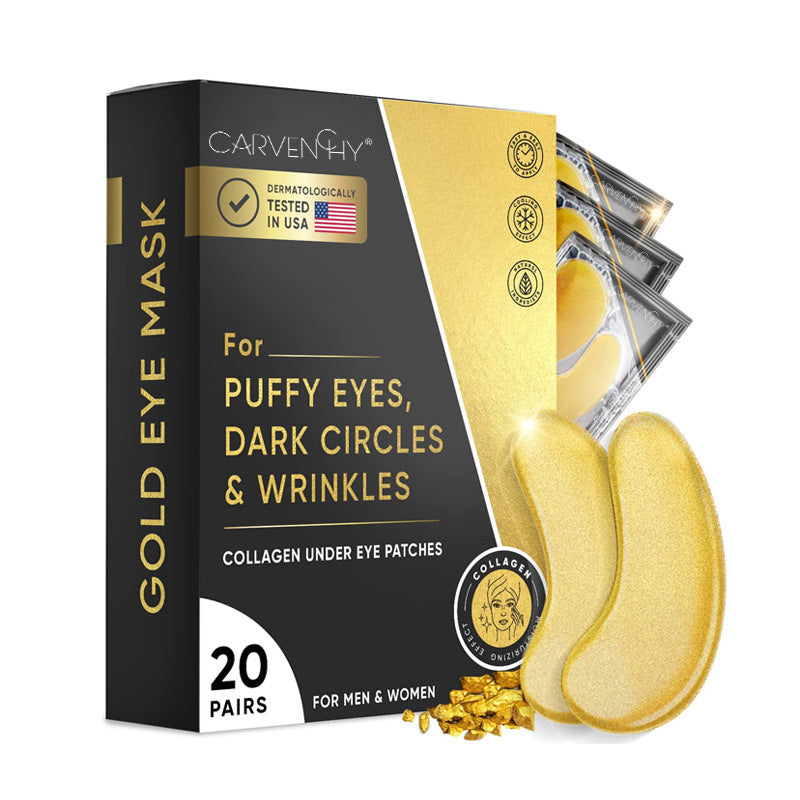 Best Eye Bag Removal Wrinkle Lifting And Tightening 24K Gold Eye Mask Patch