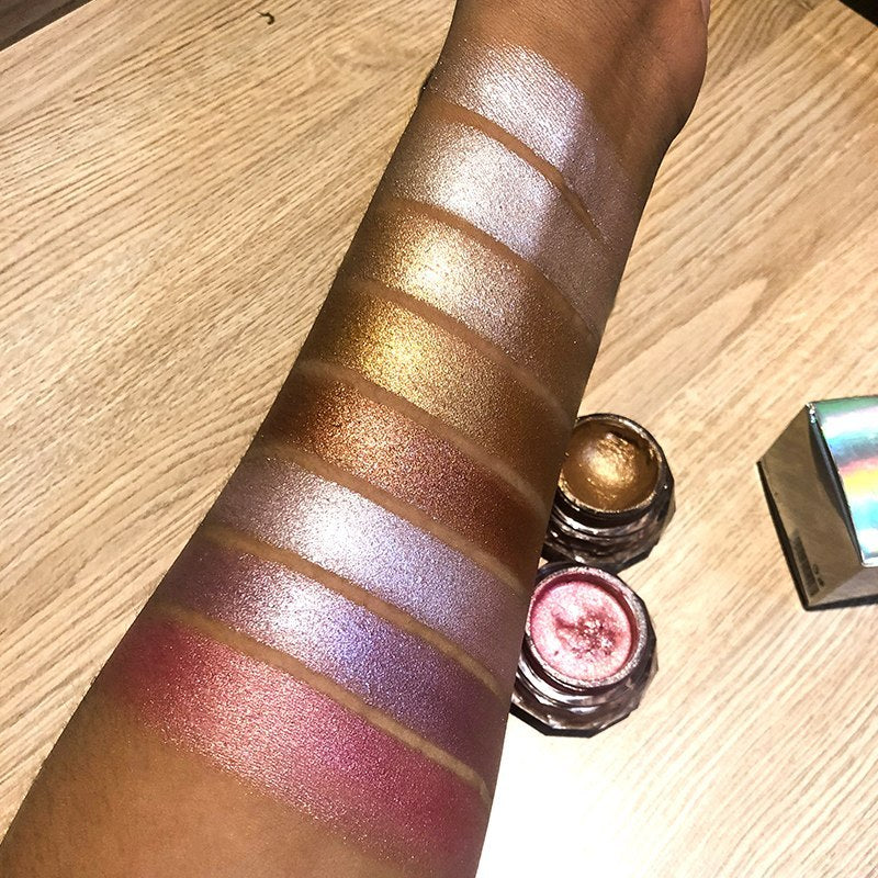 Gold Liquid Highlighter Jelly Gel – Face, Body & Eyeshadow Glow Makeup