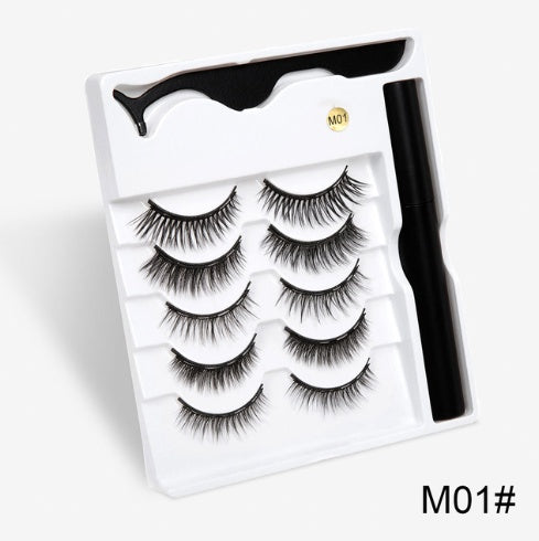 Very Good Quality- A Pair Of False Eyelashes With Magnets In Fashion