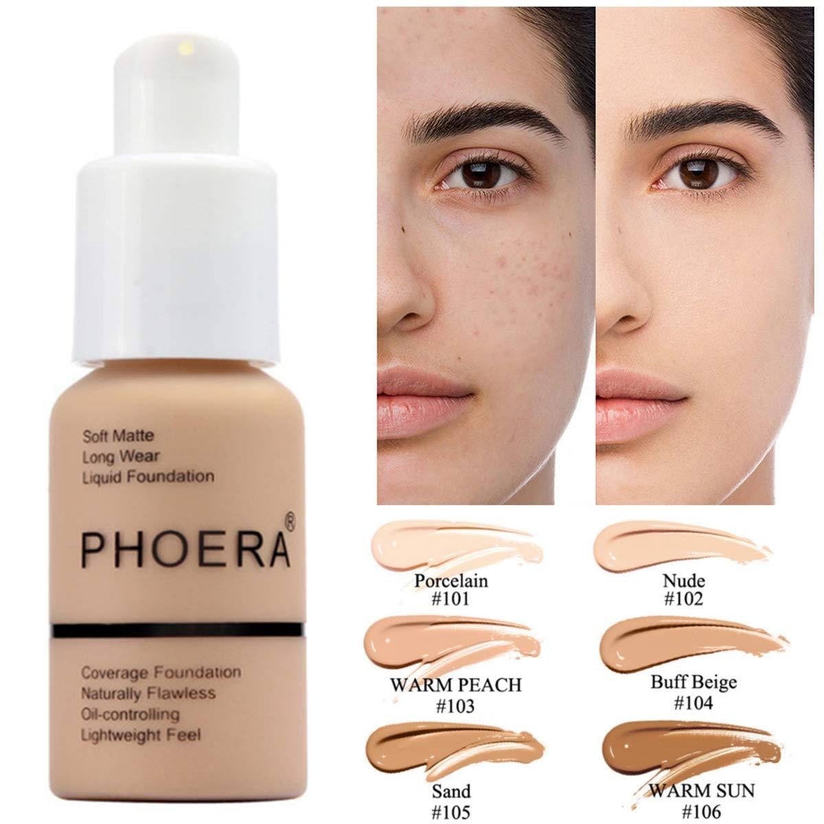 Oil Control Matte Concealer & Foundation Cream – Natural Color Press Type