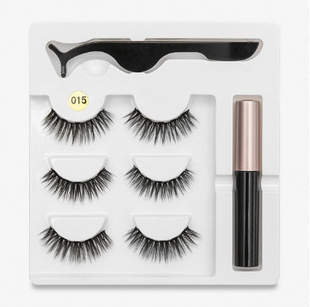 Very Good Quality- A Pair Of False Eyelashes With Magnets In Fashion