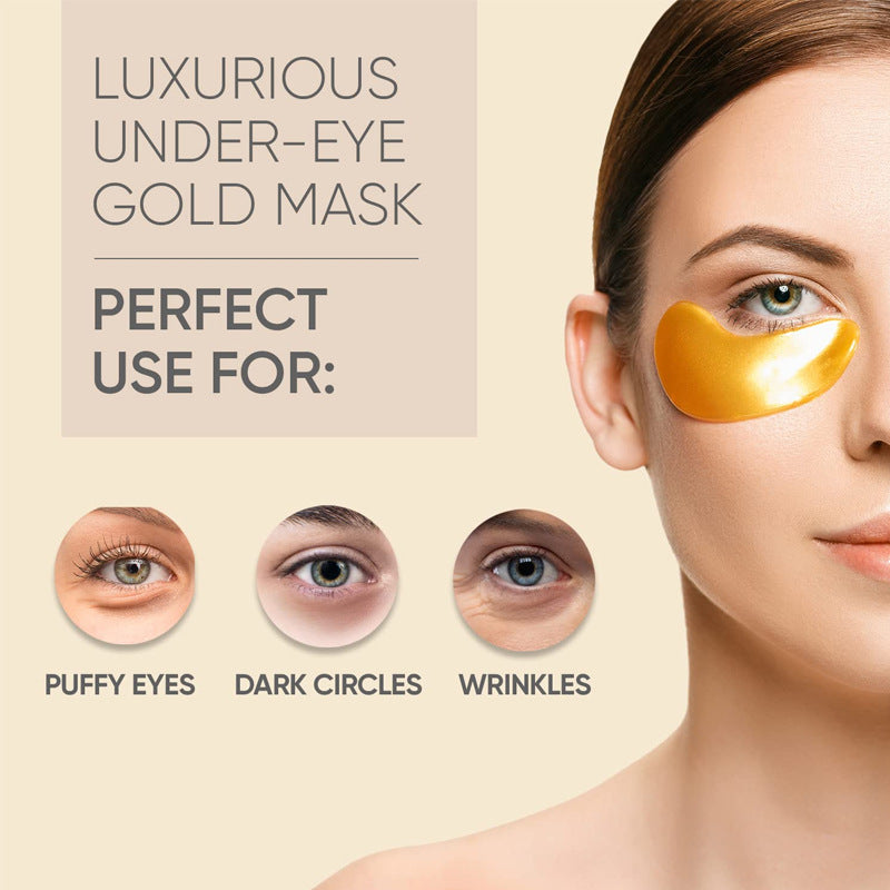 Best Eye Bag Removal Wrinkle Lifting And Tightening 24K Gold Eye Mask Patch
